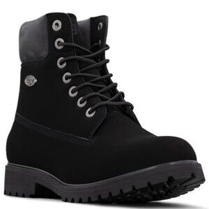 Lugz Men's Hudson Wide 6-Inch Black Camo Boots
